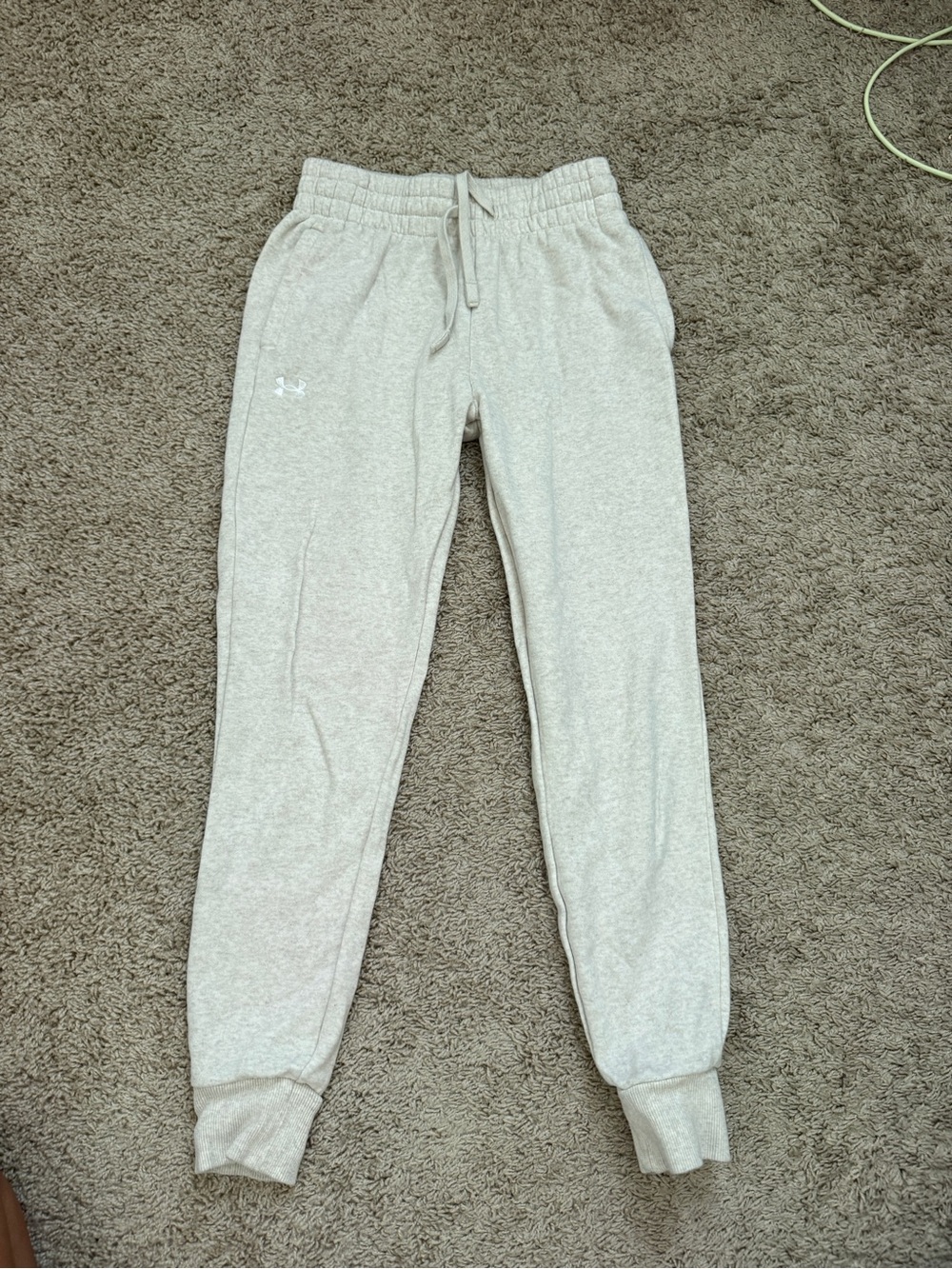 Under Armour  Light Heather Gray Jogger Sweatpants